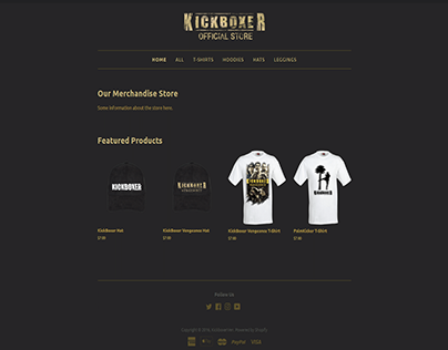 Kickboxer Vengeance Merchandise Store