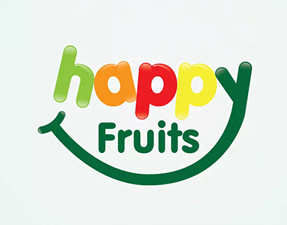 Happy Fruits Logo Tasarımı