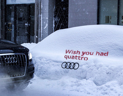 Audi Snowtagging