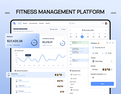 Fitness Management SaaS Platform