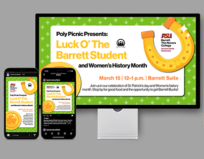 Luck O' The Barrett Student: Cross-Media Event Promo