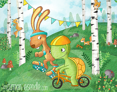 The Tortoise And The Hare - Children's Book Cover