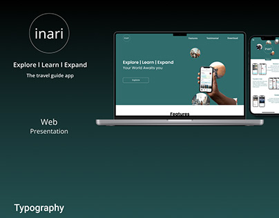 Inari - The Travel Guide App - Website Presentation