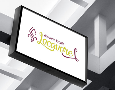 Création du logo pour l'épicerie Locavore