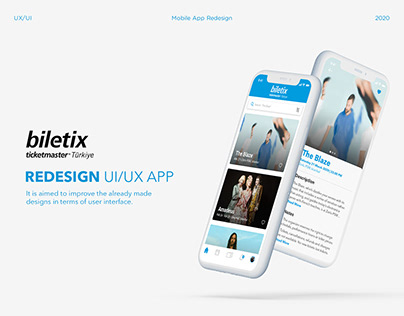 Biletix Redesign UI/UX Mobile Application