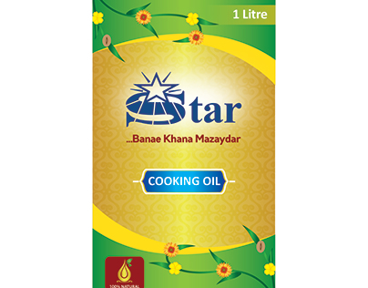 Star Cooking Oil 1 Ltr Pouch Packaging