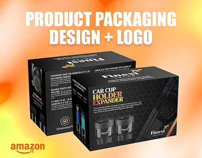 Amazon Product Packaging Design + Logo Design