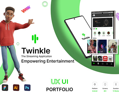 twinkle livestreaming application. 2024