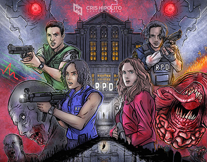 Resident Evil Welcome to Raccoon City Fan Art Entry