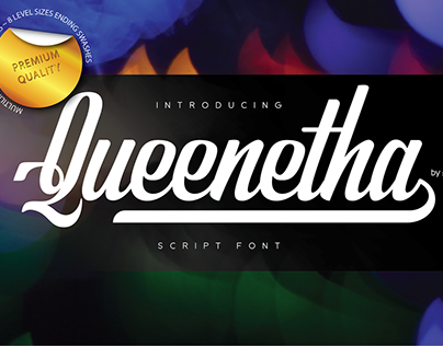 Queenetha New Font Present