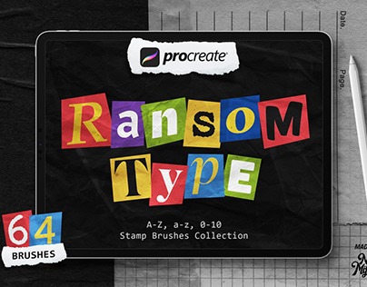 Procreate Ransom Type Brushes By: Nurmiftah