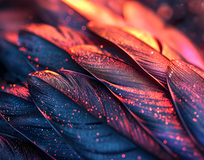 a colorful texture feather background V.2