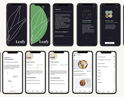 Leafy: IOS Sustainable Food Delivery App