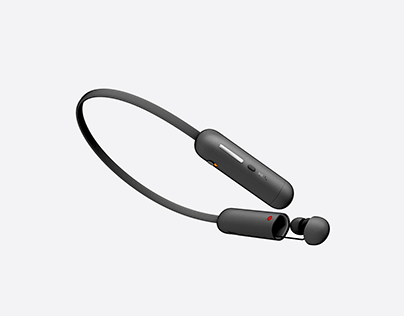 Retractable neckband headphones