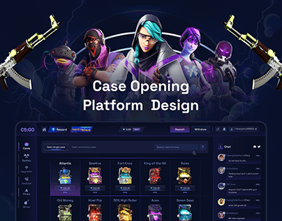 CSGO Casino Case Opening Platform Design