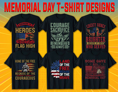 Memorial Day(Veteran) T-Shirt Designs
