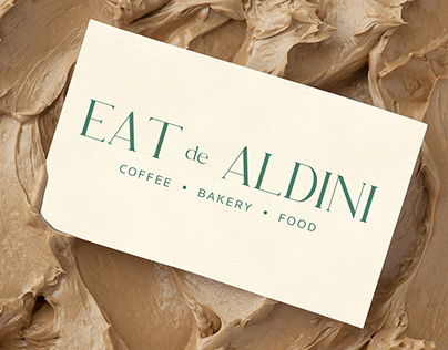 Eat de Aldini cafe brand identity