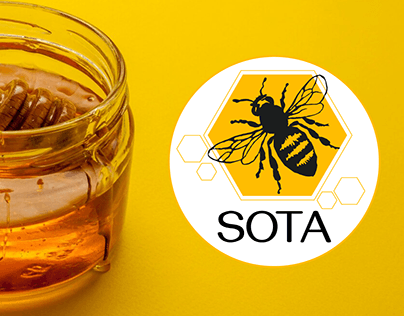 logo for a honey producer