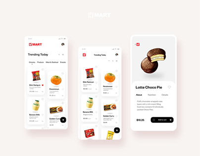 daily ui: hmart items pages