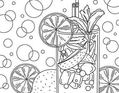 Coloring pages - Food