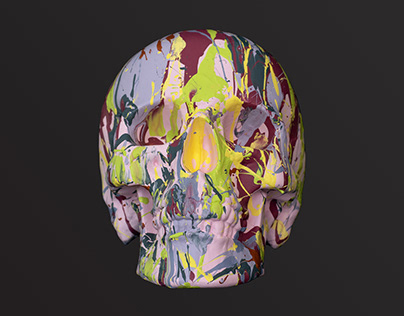 Art object skull #3