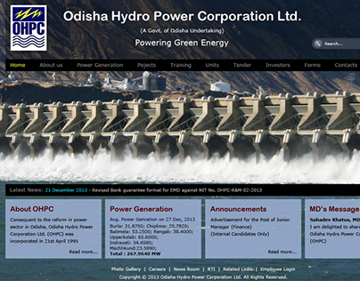 OHPC - Odisha Hydro Power Corporation