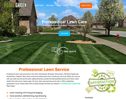 Lawn Care Website