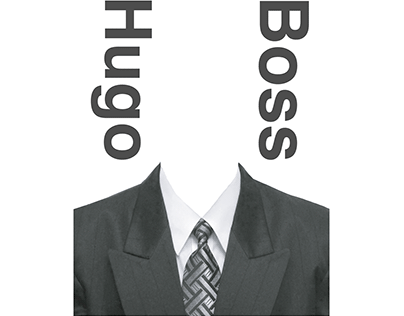 Hugo Boss Cartel de Época - Estilo Cartel Suizo