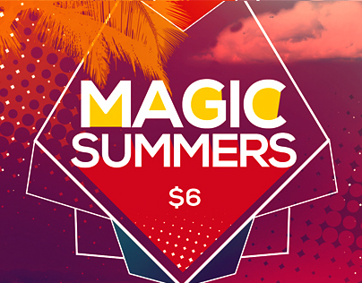 Magic Summer Party Flyer