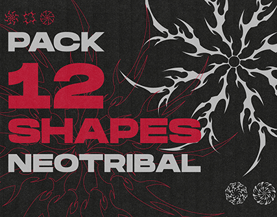 FREE PACK NEOTRIBAL SHAPES ABSTRACT