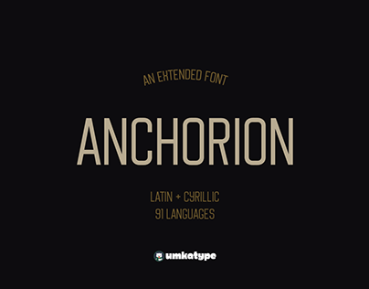 Anchorion - Display Font