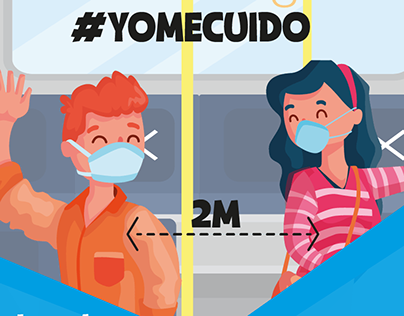 Campaña #yomecuido Transporte público