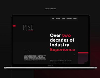 PJSE Consulting - Wordpress Build