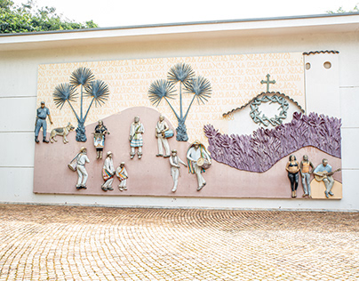 Murais de John Ahearn e Rigoberto Torres / Inhotim