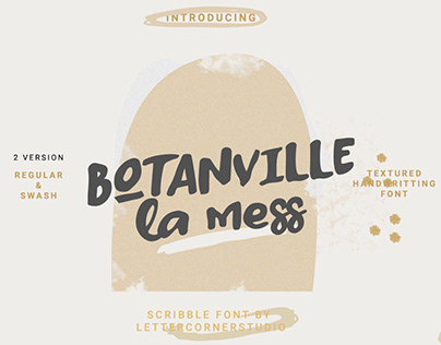 Botanville La Mess | Scrawl Font