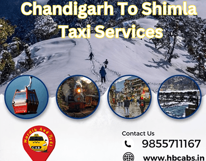Chandigarh to Shimla Taxi Services by H&B Cabs