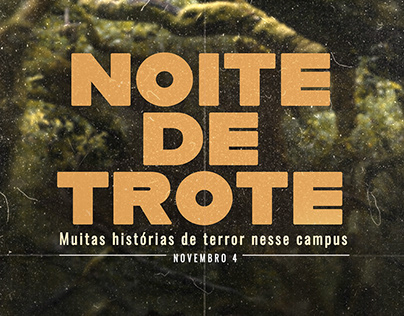 Short film poster "Noite de Trote"