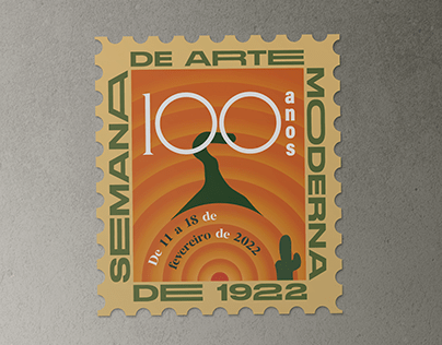 Selo Comemorativo da Semana de Arte Moderna de 1922