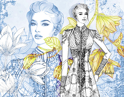 Royal dress - Fashion Illustrations