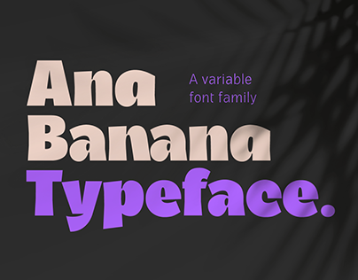 Ana Banana Font Family