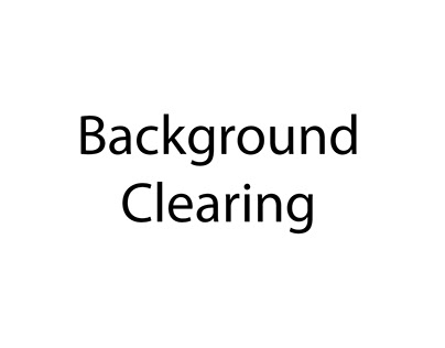 background clearing