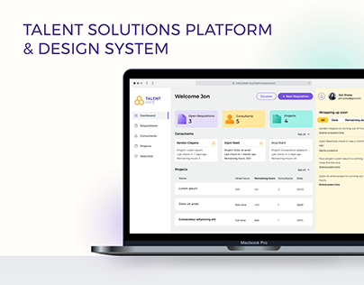 Talent Hive - Platform Design⎜Design System⎜UX/UI