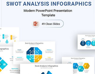 SWOT Analysis Infographics PowerPoint Template diagrams
