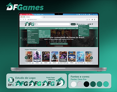 Proposta de rebranding de UX e UI para o portal DFGames