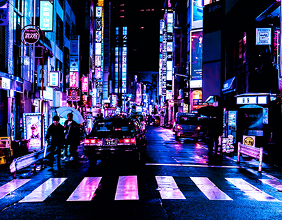 Night Time, Shinjuku, Japan