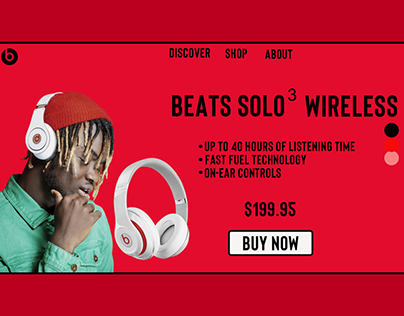 Beats By Dre Website Concept