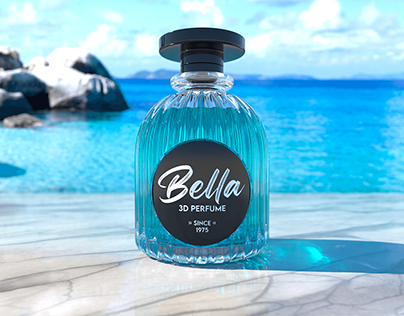 3D model - Bella perfume bottle