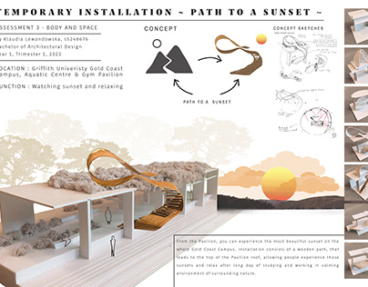 Architectural Design "PATH TO A SUNSET"
