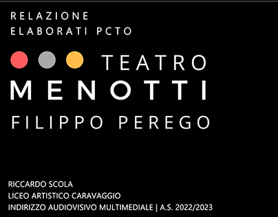 Teatro Menotti - Portfolio 2023