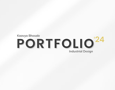 Project thumbnail - Industrial Design Portfolio 2024